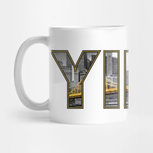 YINZ - Pittsburgh Skyline Mug